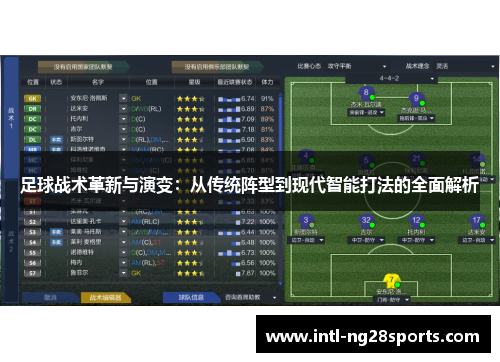 足球战术革新与演变：从传统阵型到现代智能打法的全面解析