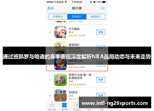 通过班凯罗与哈迪的赛季表现深度解析NBA战局动态与未来走势